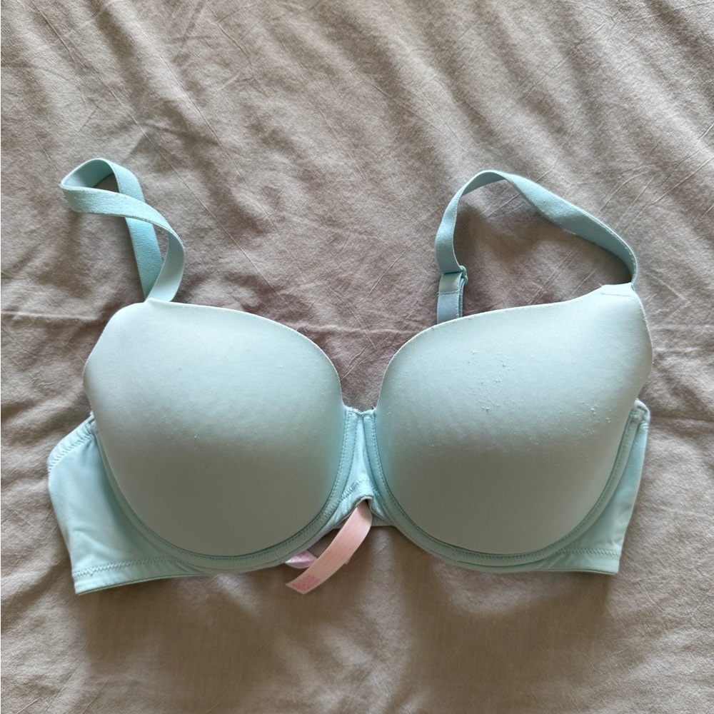 PINK Victoria's Secret Light Blue Bra